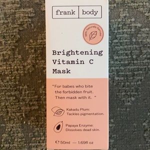 frank body - brightening vitamin c mask - unopened NEVER USED